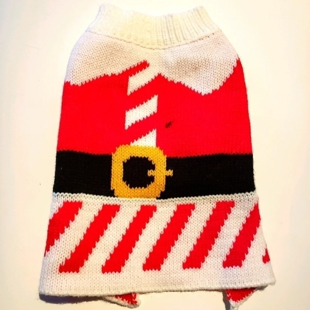 Dog puppy XS Santa sweater